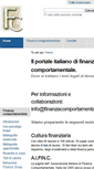 Mobile Screenshot of finanzacomportamentale.it